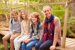 Family Medicine with happy, healthy family